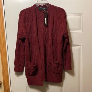 Inner‎ Circle Women's Burgundy Sweater M NWT